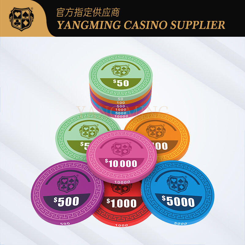 Quality Factory Direct Ceramic Poker Chips with Custom Logo and Casino Chip Designs factory
