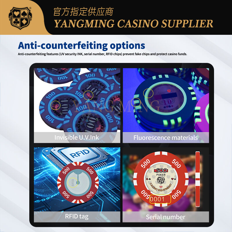 Quality Custom Nylon Gaming chips for Casino Table Games factory