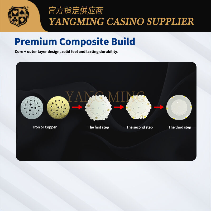 Quality Custom Nylon Gaming chips for Casino Table Games factory