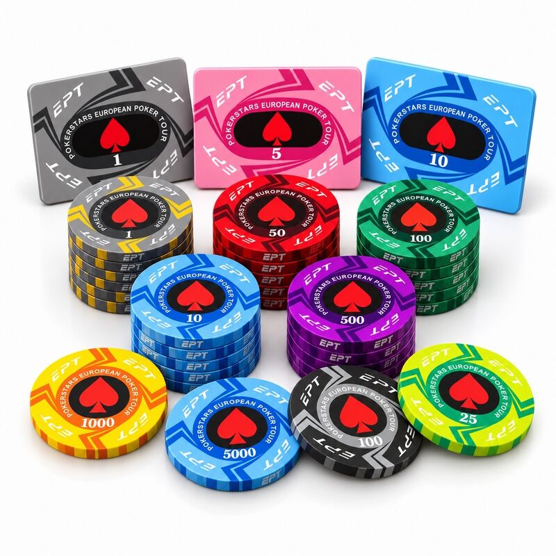 Quality Wholesale Ceramic Poker Chips for Casinos and Gaming Clubs factory
