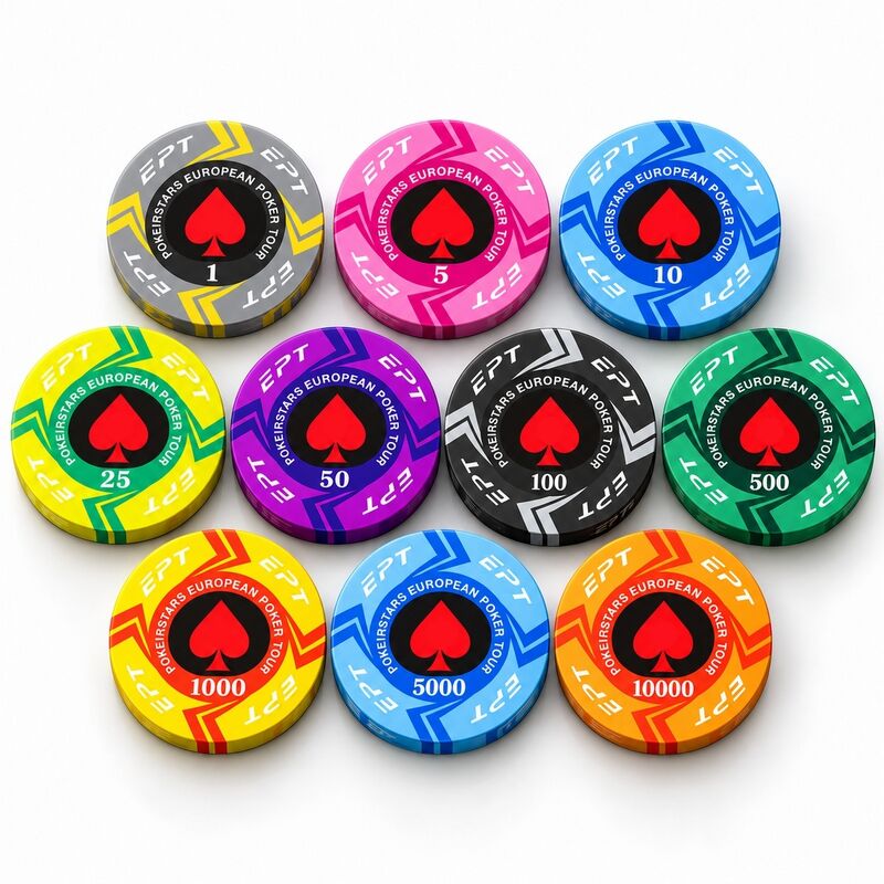 Quality Wholesale Ceramic Poker Chips for Casinos and Gaming Clubs factory
