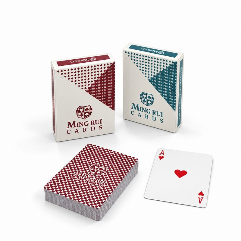 Quality 280g Blue Core Paper Playing Cards with Custom Logo and Back Design factory