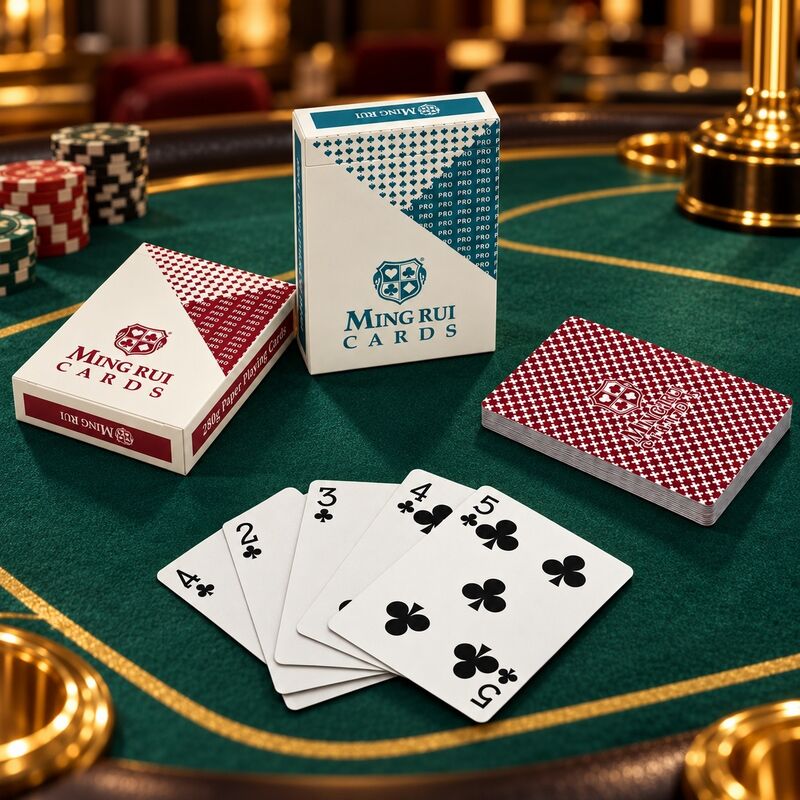 Quality Manufacturer Wholesale of Blue-Core Playing Cards for Casino and Club Poker Games factory