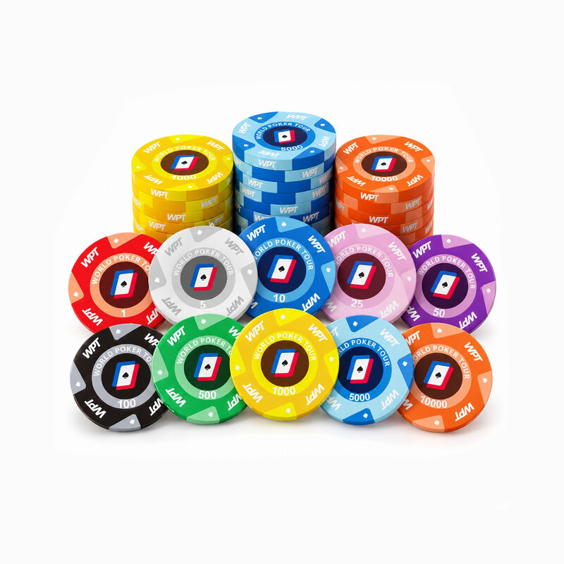 Quality Custom Ceramic Poker Chips for Texas Holdem Clubs and Casino Table Games factory