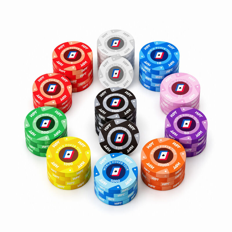 Quality Custom Ceramic Poker Chips for Texas Holdem Clubs and Casino Table Games factory