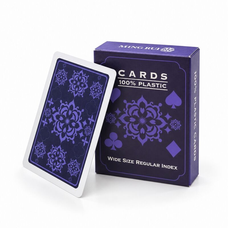 Quality 100% PVC Plastic Playing Cards Poker Size with Custom Packaging factory