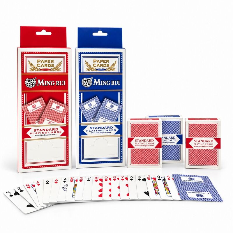 Quality Professional Poker Size Playing Cards with German Black Core Paper factory