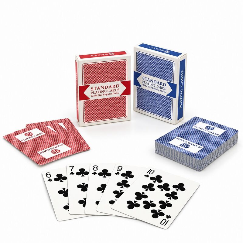 Quality Professional Poker Size Playing Cards with German Black Core Paper factory