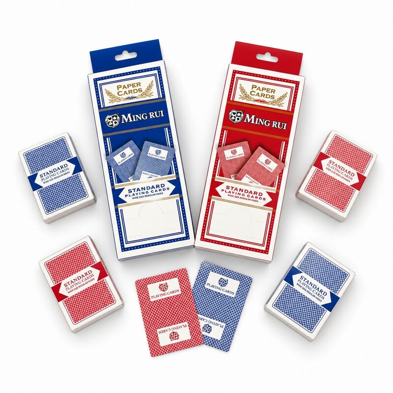 Quality Professional Poker Size Playing Cards with German Black Core Paper factory