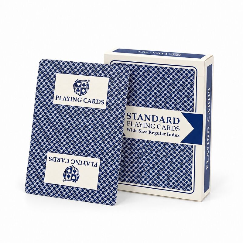 Quality Professional Poker Size Playing Cards with German Black Core Paper factory