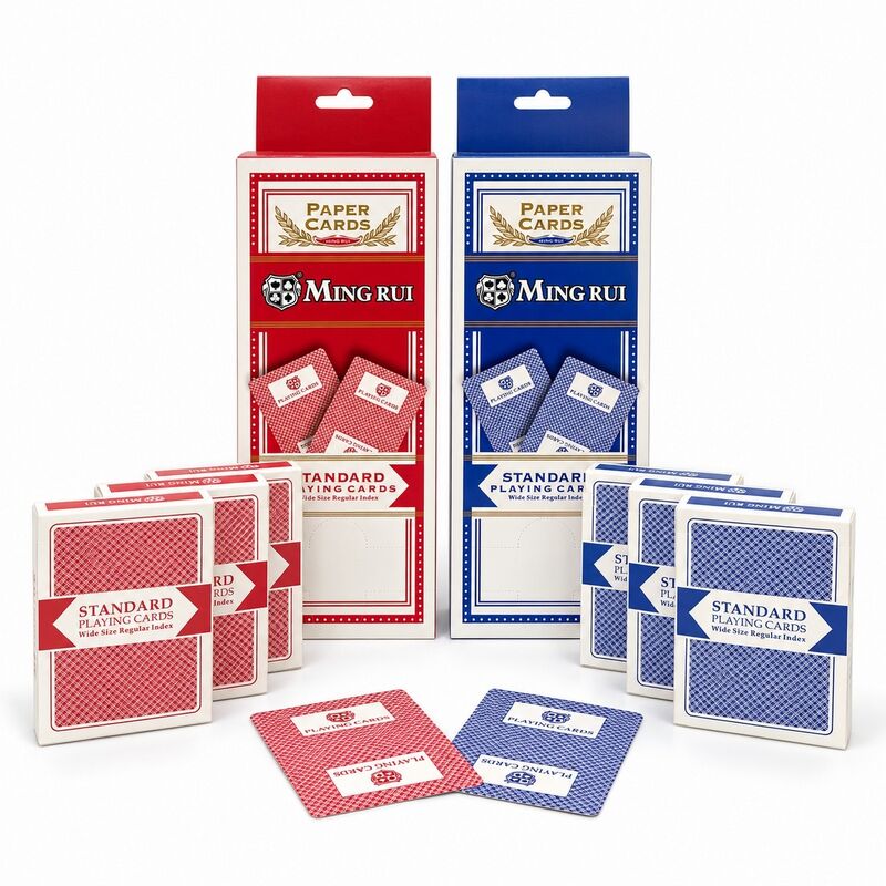 Quality Professional Poker Size Playing Cards with German Black Core Paper factory