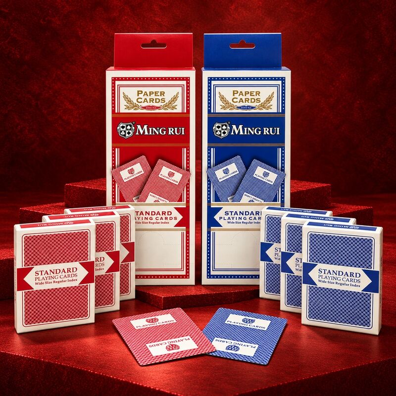 Quality Casino Grade 310g Black Core Poker Playing Cards Custom Logo Supported factory