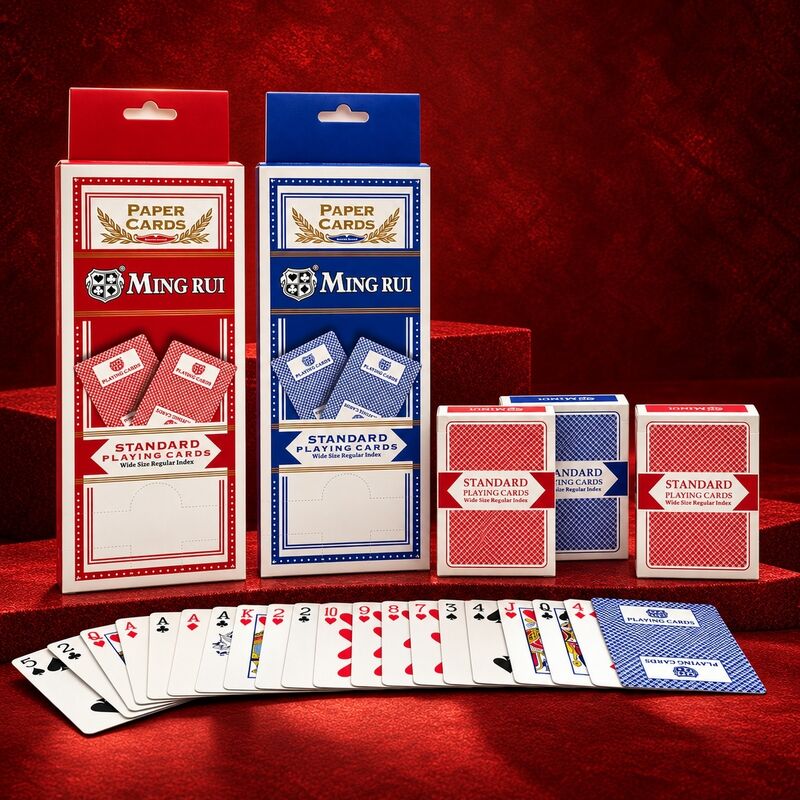 Quality Casino Grade 310g Black Core Poker Playing Cards Custom Logo Supported factory