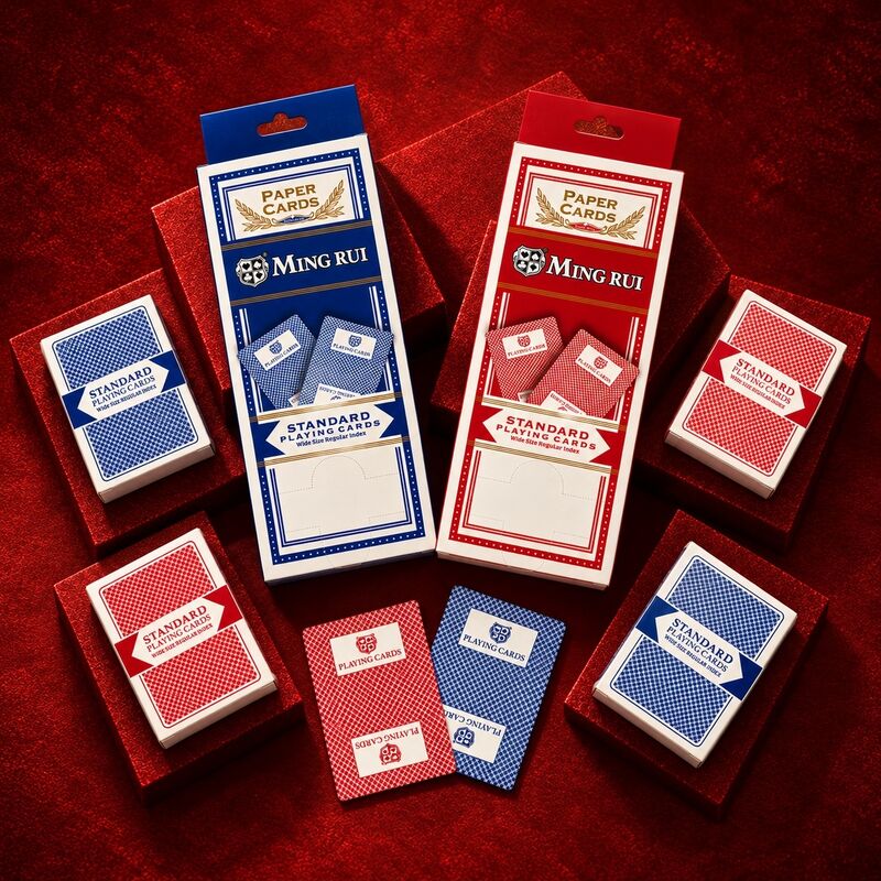 Quality Casino Grade 310g Black Core Poker Playing Cards Custom Logo Supported factory