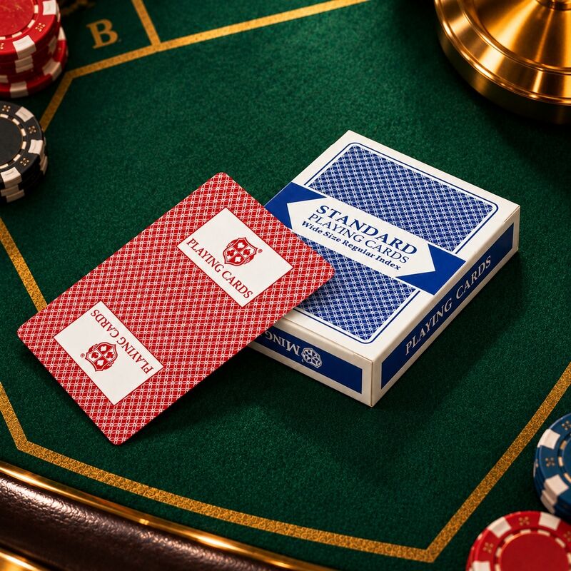 Quality Customizable German Black-Core Playing Cards for Casino Baccarat Games factory