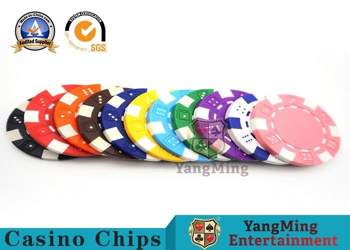 Jakość PMS Printing Casino Poker Chips Abs Plastikowy wewnętrzny stalowy rdzeń Materiał ochrony środowiska fabryka
