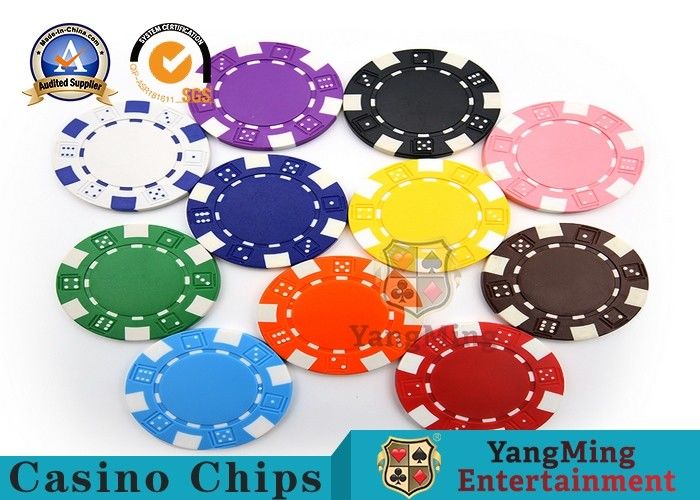 Jakość PMS Printing Casino Poker Chips Abs Plastikowy wewnętrzny stalowy rdzeń Materiał ochrony środowiska fabryka