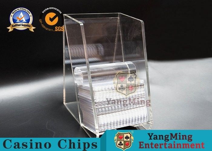 Calidad El tenedor de acrílico del descarte del naipe de las cubiertas del cuadrado 8/el descarte atormenta los accesorios del bacará fábrica