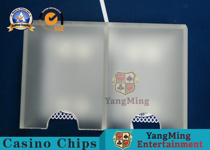 Acrylic Thickening Matte Open Card Cover Box Size Wide Card For Poker Table Countertop Accessories Necessary