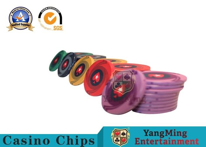 Jakość Grubość 3,3 mm 12 - 32g Żetony do pokera w kasynie / Dostosowany układ ceramiczny Może być niestandardowy fabryka