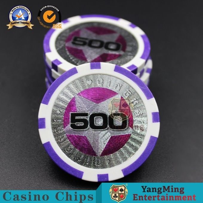 Qualité Jetons de poker européens de jeu de casino d'ABS 3-3.3MM Thinkness pour le jeu de divertissement de cadeau usine