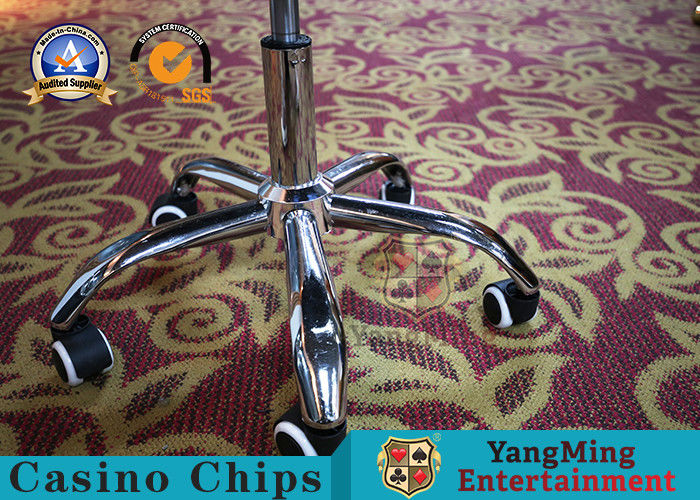 Jakość Krzesła biurowe ze skóry PU Casino Club ESD w kolorze czarnym z oparciem fabryka