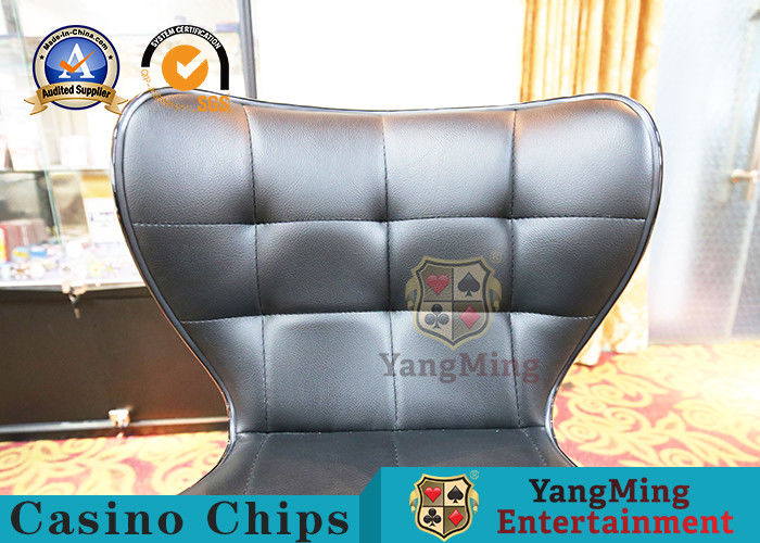 Jakość Krzesła biurowe ze skóry PU Casino Club ESD w kolorze czarnym z oparciem fabryka