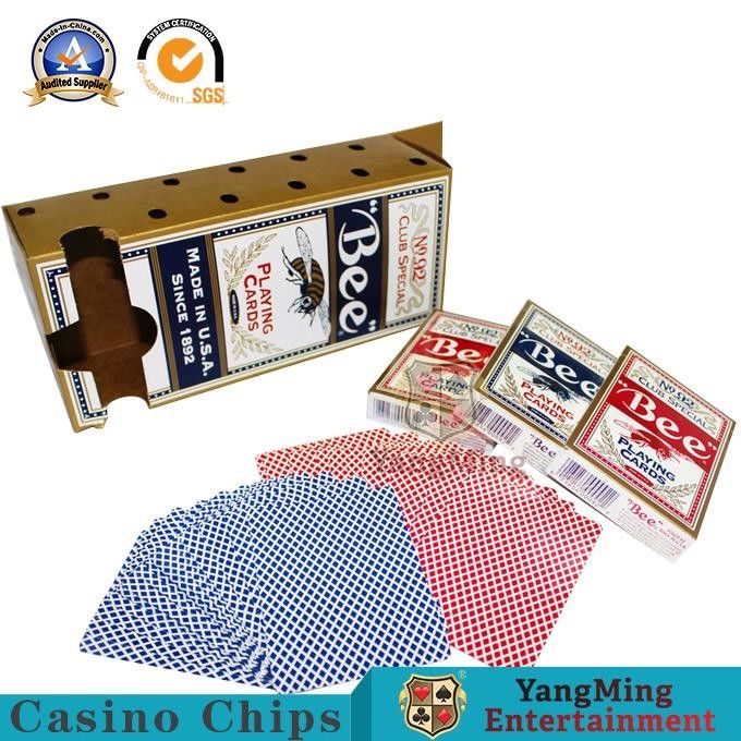 0.28-0.33mm Thickness Casino Playing Cards / OEM  Poker Cards