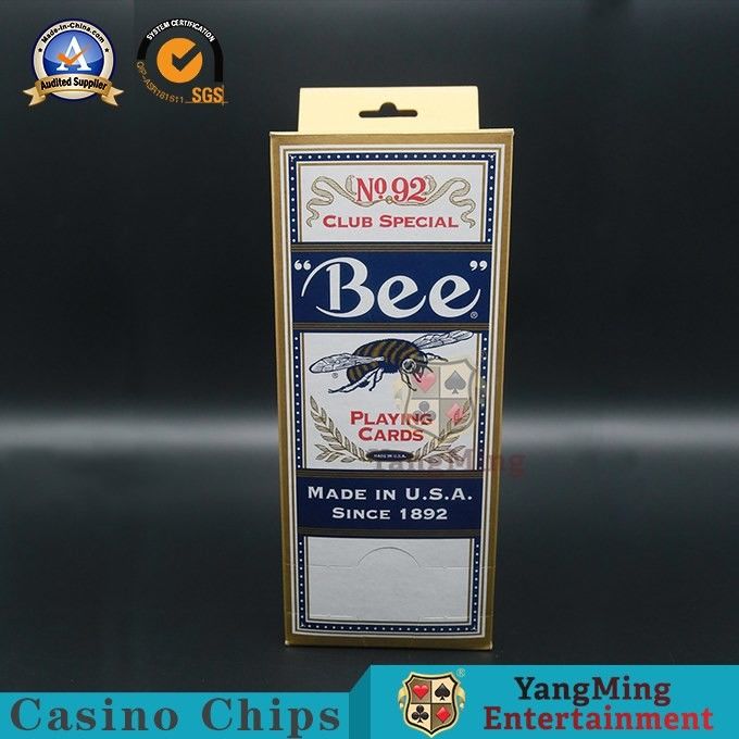 Quality Black Core Paper Casino Playing Cards With Customized Logo 144 Decks Poker Club Dedicated Cards factory