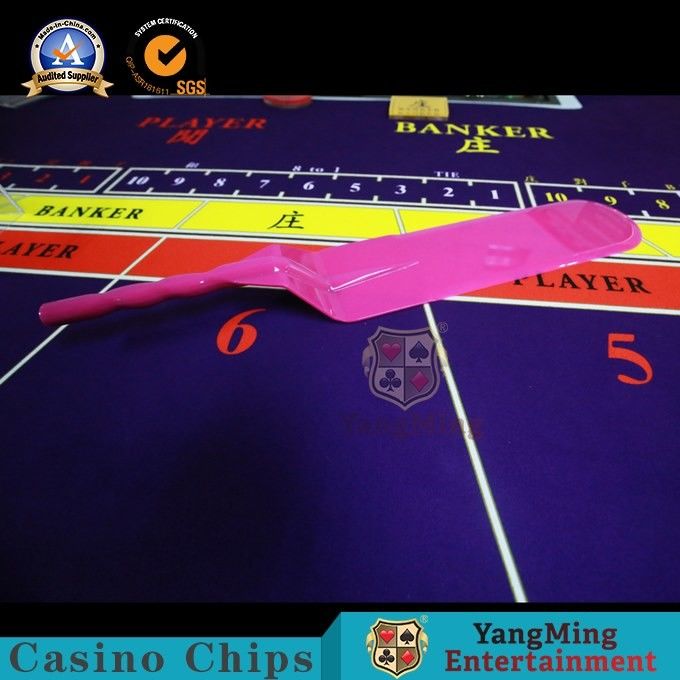 Quality Blackjack Poker Cards Shovel Gambling Table Playing Cards Money Acrylic Plastic Paddle factory