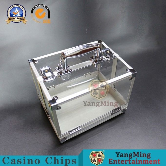 Qualité accessoires de jeu de casino de 600pcs 40mm autour de transporteur acrylique d'ABS de Chip Tray Clay Iron usine