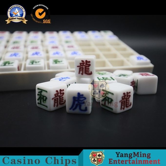 Qualità Indicatore manuale di risultato del casinò del gioco degli accessori dello schermo dedicato di Dragon Tiger Game Engraving Ink Silk fabbrica