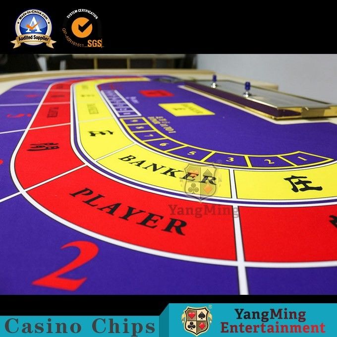Kualitas Meja Poker Baccarat Gambling Poker / Fashion Meja Poker RFID Khusus pabrik