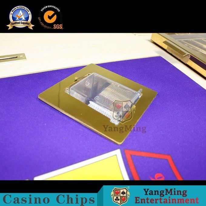 Kualitas Meja Poker Baccarat Gambling Poker / Fashion Meja Poker RFID Khusus pabrik