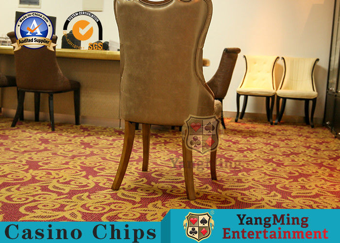 Jakość Naprawiono podłokietnik Nowoczesne krzesła do gier kasynowych / krzesło do jadalni z litego drewna fabryka