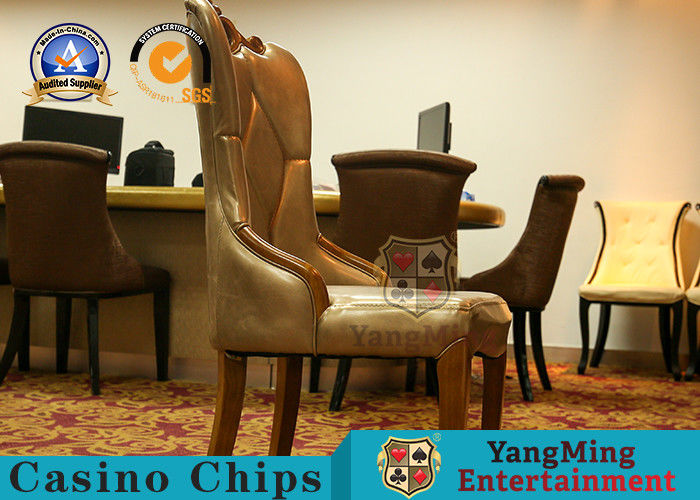 Jakość Styl nordycki Niestandardowy Drewniany Ziarno Dom Hotel Stolik jadalny Banket Stolik hazardowy Niestandardowy Mikrofiber Skóra Krzesło do gier fabryka