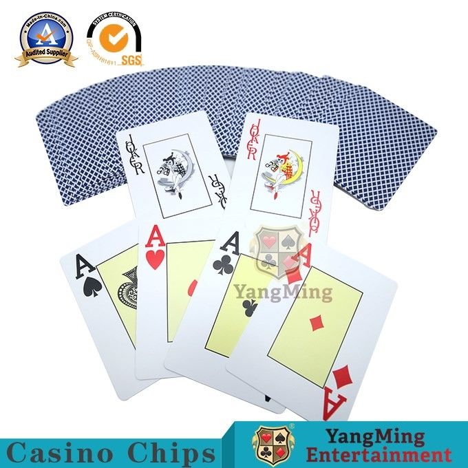 Qualità L'abitudine ha glassato l'indice standard 100% delle carte da gioco di plastica impermeabile fabbrica