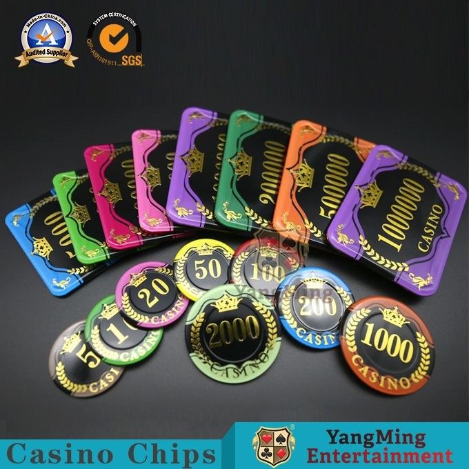 Gambling RFID Code Square Poker Chips / Personalized Rectangle UV 12g