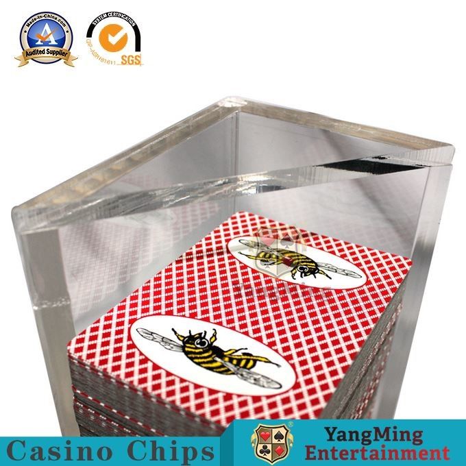 Triangle Cutting Poker Card Dealer Box Eight Decks Baccarat Table