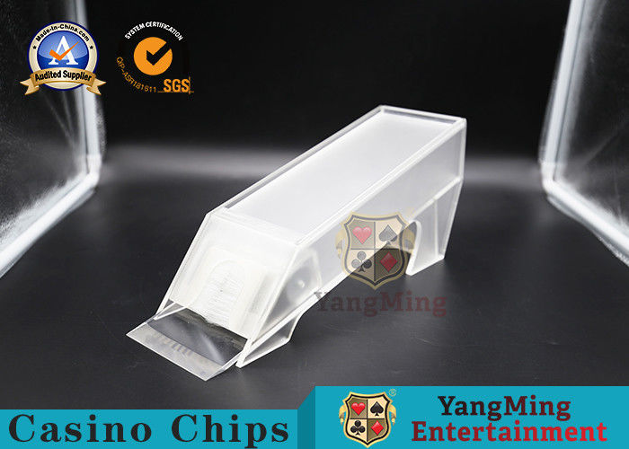 คุณภาพ การ์ดคริลิค Frosted ดีลเลอร์โป๊กเกอร์ดีลเลอร์บู๊ทส์แปรงสีขาวส่วนบุคคล โรงงาน