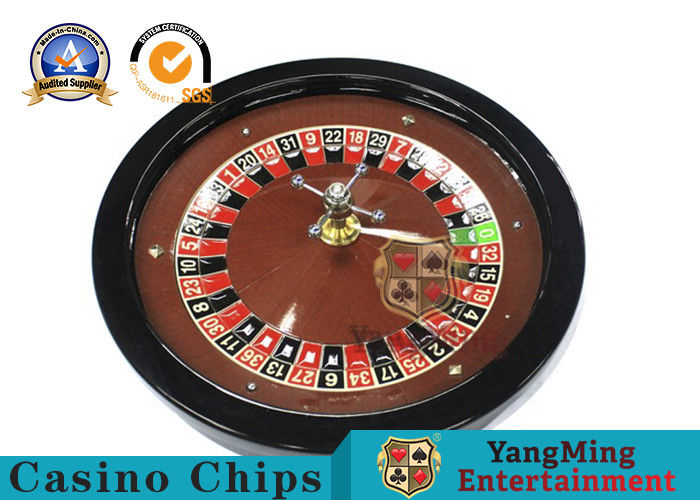 Classic English Solid Wood Roulette Wheel Board 80cm Gambling Table Accessories