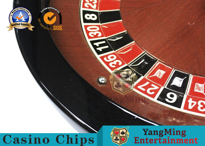Classic English Solid Wood Roulette Wheel Board 80cm Gambling Table