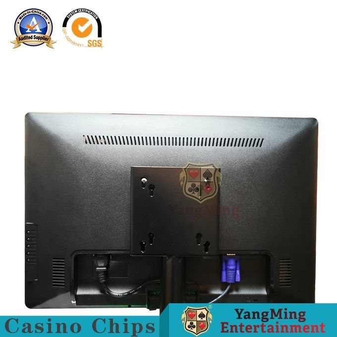 Qualität Hersteller Maßgeschneiderter HD-LCD-Computer-Monitor Glücksspiel Baccarat-System dediziertes Logo Schwarzes Display Fabrik