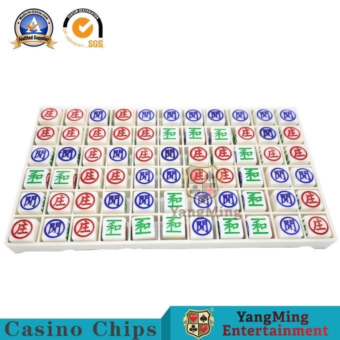 Qualità Indicatore di plastica di risultato dei giochi di tavoli verdi di Sicbo della tigre del drago del baccarat dell'incisione degli accessori del gioco del casinò dello SGS fabbrica