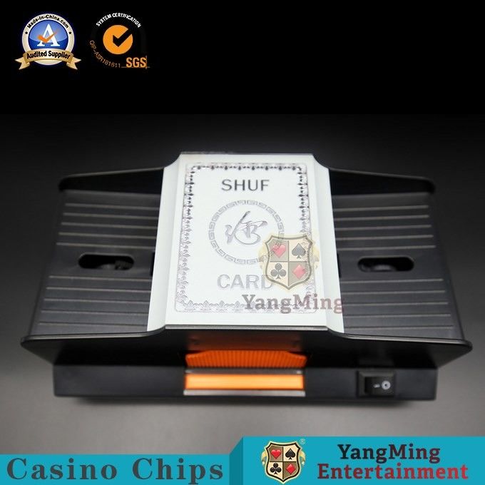 Dedicated 2 Deck Battery Power Playing Cards Shuffler For Casino VIP Club
