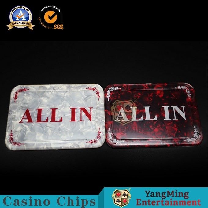 Qualità La scommessa di gioco dei giochi della Tabella del poker del Texas Holdem del bottone su ordinazione del commerciante vince la marca fabbrica