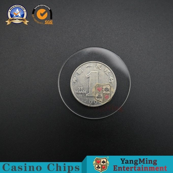 Kualitas Gambling Casino Club Didedikasikan Pemisah Keripik Akrilik, Keripik Bulat Diameter 40mm pabrik