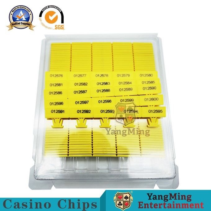 Jakość Ekologiczne kasyno Akcesoria do gier Klub VIP Karty dealera Pudełko Pieczęć zabezpieczająca 3 rodzaje Standardowy kolor fabryka