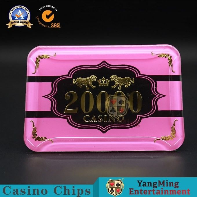 Qualität Heiße stempelnde Schürhaken-Antifälschung Crystal Acrylic Crown Tiger Chipss Fabrik