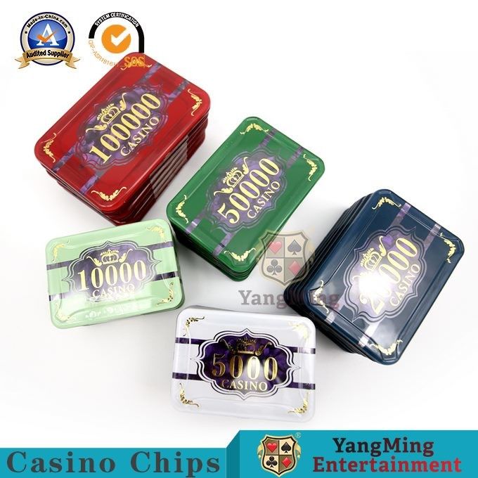 Kualitas 760 Pcs Amerika ABS Tanah Liat Plastik Chip Set Texas Hold 'Em Permainan Khusus Inti Besi Anti-Pemalsuan Chip Mata Uang pabrik